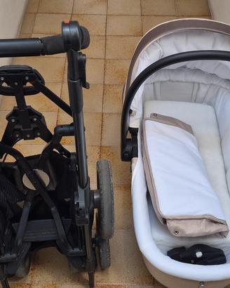 trio carrozzina passeggino e ovetto foppapedretti 