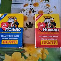 mazzi carte da gioco modiano edizione gente 