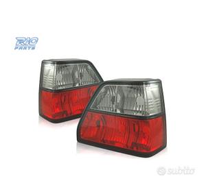 FANALI PER VOLKSWAGEN VW GOLF 2 II 83-91 ROSSO AFF