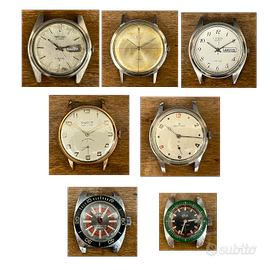 Lotto 7 Quadranti Vintage per Collezionisti