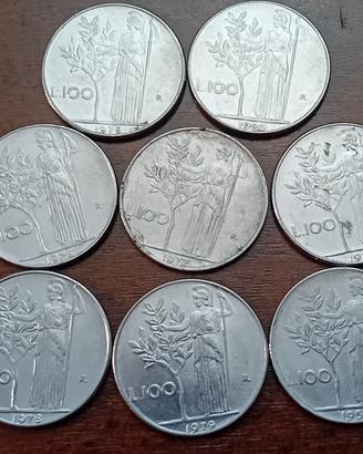 100 lire  monete da collezione 