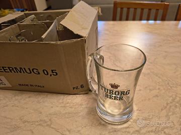 set boccali birra tuborg