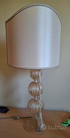 Lampada elegante stile murano vetro soffiato