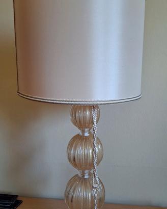Lampada elegante stile murano vetro soffiato