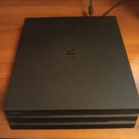 ps4 pro+giochi+scatola+controller 