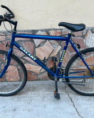 Bici mountain bike, vintage blu, adulto