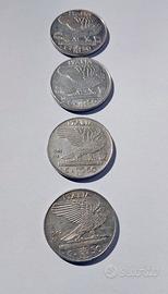 4 monete 50 cent. del Regno d'Italia 1939/40/41/42