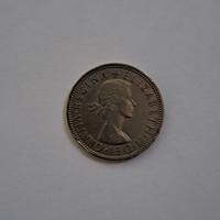 L36 2 Shillings scellini 1959 Queen Elizabeth I