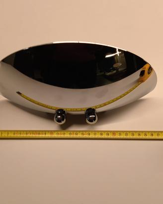 lampada a parete saucer cromo