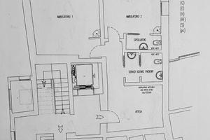 Studio medico con 2 ambulatori 2 bagni