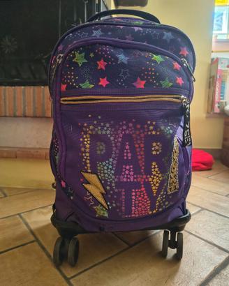 Zaino trolley Seven viola bambina