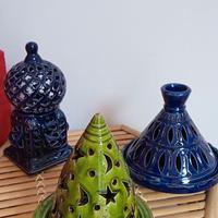 Lanterne etniche in argilla  fatte a mano 