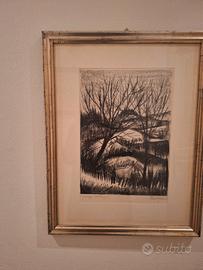 Quadro a carboncino