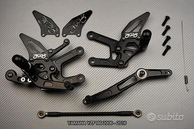 Pedane arretrate YAMAHA YZF R6 2006 - 2016