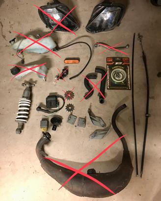 Ricambi Derbi gpr e Aprilia rs 50 post 2006