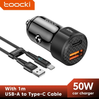 Caricatore da auto 50 watt incluso il cavetto