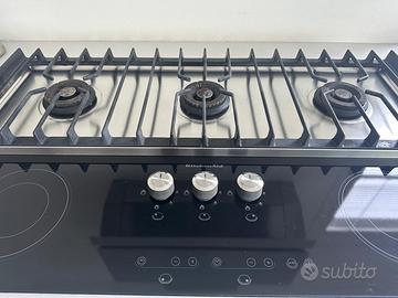 piano cottura gas, induzione Kitchenaid