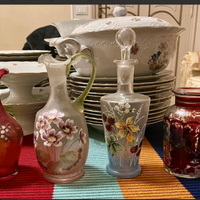 RARITA:NR4broccheVITTORIANEvetroSOFFIATO,XIXsecolo