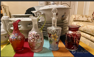 RARITA:NR4broccheVITTORIANEvetroSOFFIATO,XIXsecolo