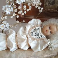 Simulacro Maria Vergine Bambina in teca anni '50