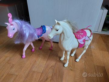 2 Cavalli per Barbie anni 90