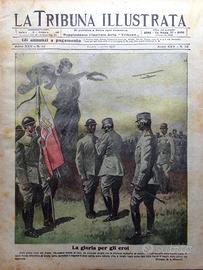 La Tribuna Illustrata 12 Agosto 1917 WW1 Confine
