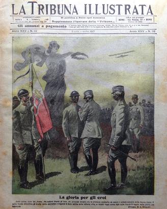 La Tribuna Illustrata 12 Agosto 1917 WW1 Confine