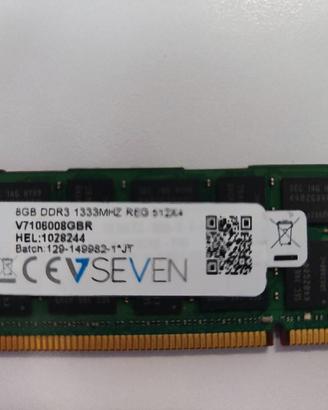 RAM V7 8GB DDR3 1333MHz PC3-10600 DIMM Desktop