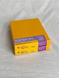 Kodak Portra 160 4x5", 20 fogli, scad. 10/2024