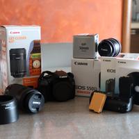 Kit Canon EOS 550D + 2 Obiettivi