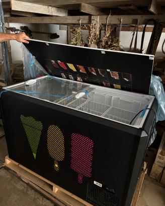 Congelatore freezer pozzetto per bar/supermercati