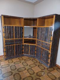 Mobili sala / taverna in stile rustico / montagna