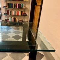 Scrivania tavolo in vetro