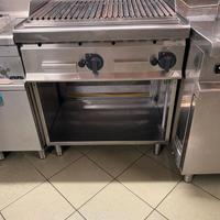 Griglia a gas con pietra laviga