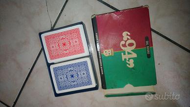 Carte gioco  "94" poker e ramiro vintage