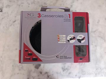 Set di pentole con manico removibile 