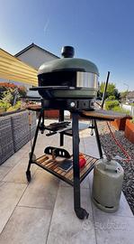 Gozney Dome forno per pizza a gas e legna verde