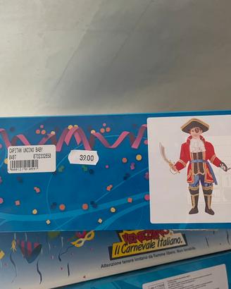 Vestito di carnevale Capitan Uncino Pegasus
