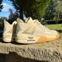 Air Jordan 4 Retro Off-White Sail.