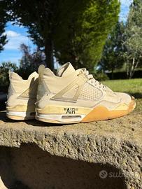 Air Jordan 4 Retro Off-White Sail.