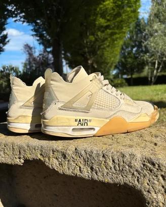 Air Jordan 4 Retro Off-White Sail.