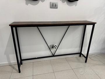 consolle stile industriale 120x23