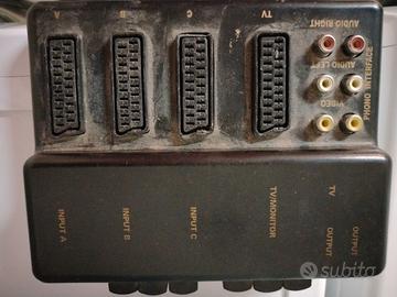 multi adattatore multi scart rca