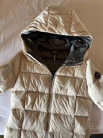 Piumino Colmar lungo bianco incenso