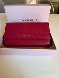 portafogli pelle donna Coccinelle Metallic Large