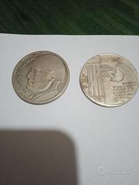 moneta/medaglia argento 20 lire 1928 Mussolini