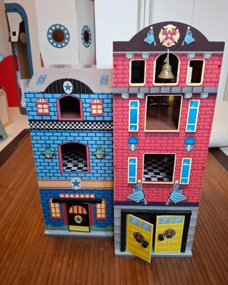 Caserma pompieri in legno kidkraft