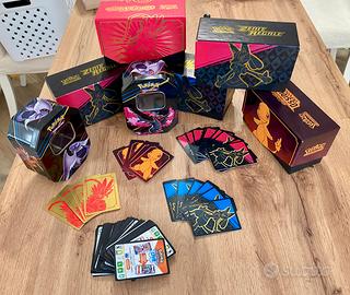 Lotto tin - etb - codici- segnalini carte pokemon