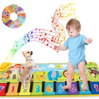 Tappeto Musicale Bambini 130cm per Giochi Educazio
