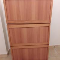 Scarpiera tre sportelli Ikea.Come nuova